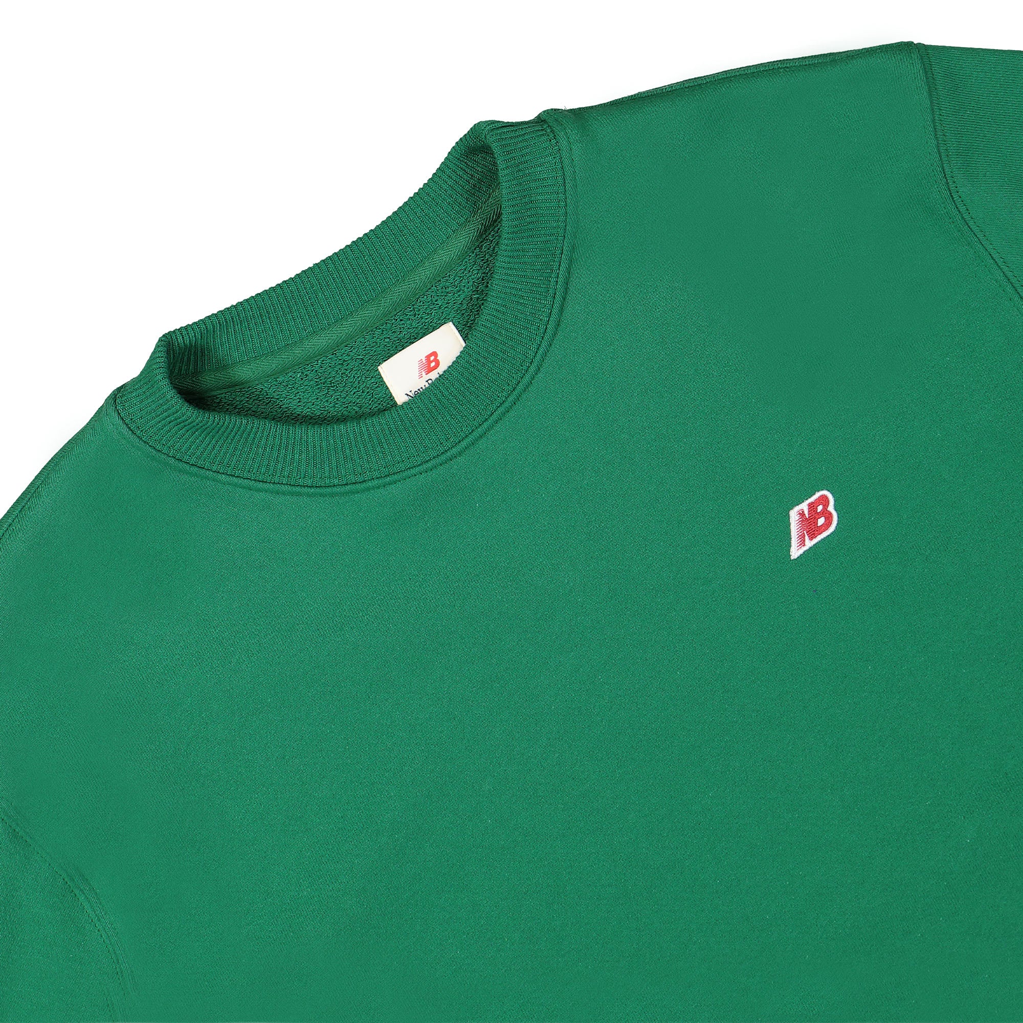 New Balance Made In USA Core Sweatshirt Classic Pine Sweatshirts Close-up | Overkill