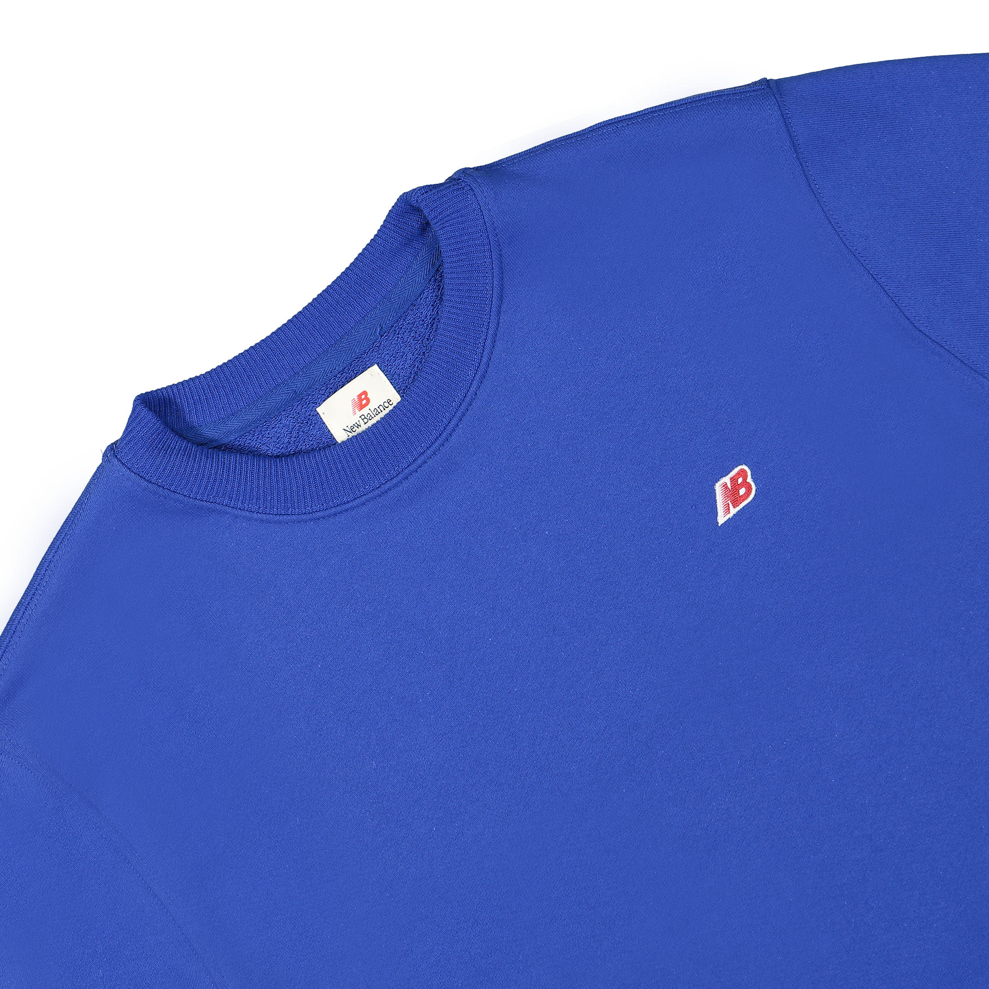 New Balance Made In USA Core Sweatshirt Blue Sweatshirts Close-up | Overkill