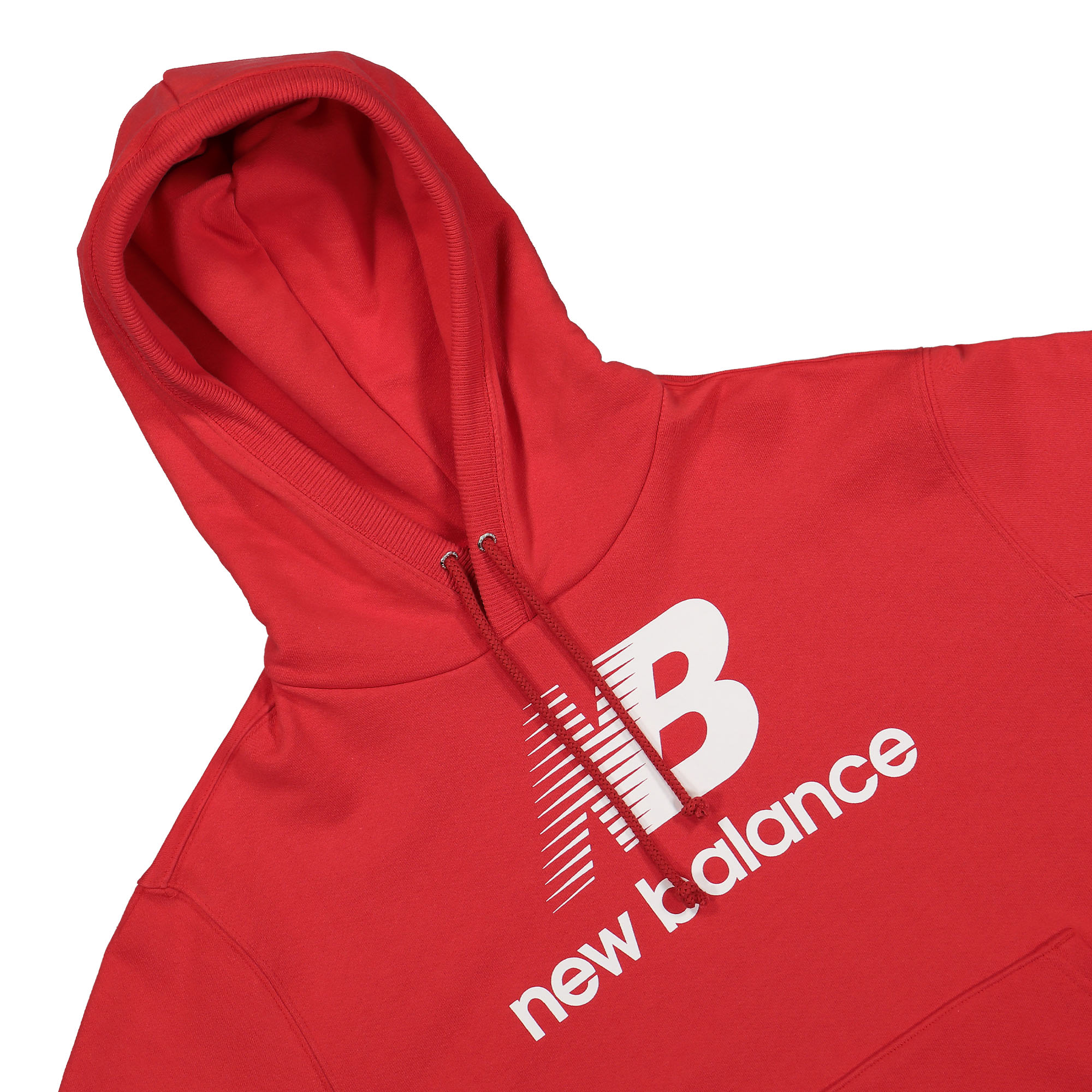 New Balance Made In USA Heritage Hoodie Team Red Inline Hoodies Close-up | Overkill