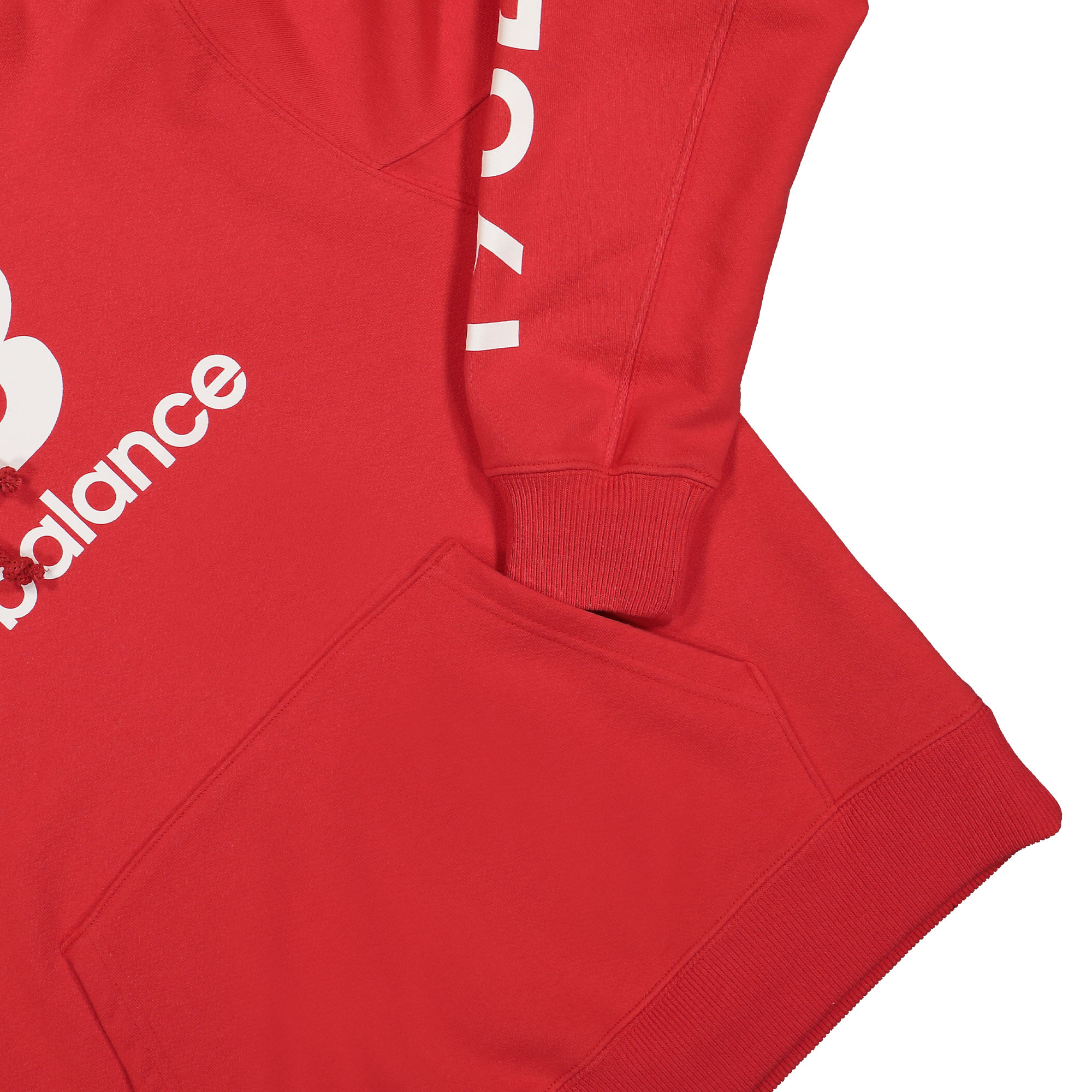 New Balance Made In USA Heritage Hoodie Team Red Inline Hoodies Detailfoto | Overkill