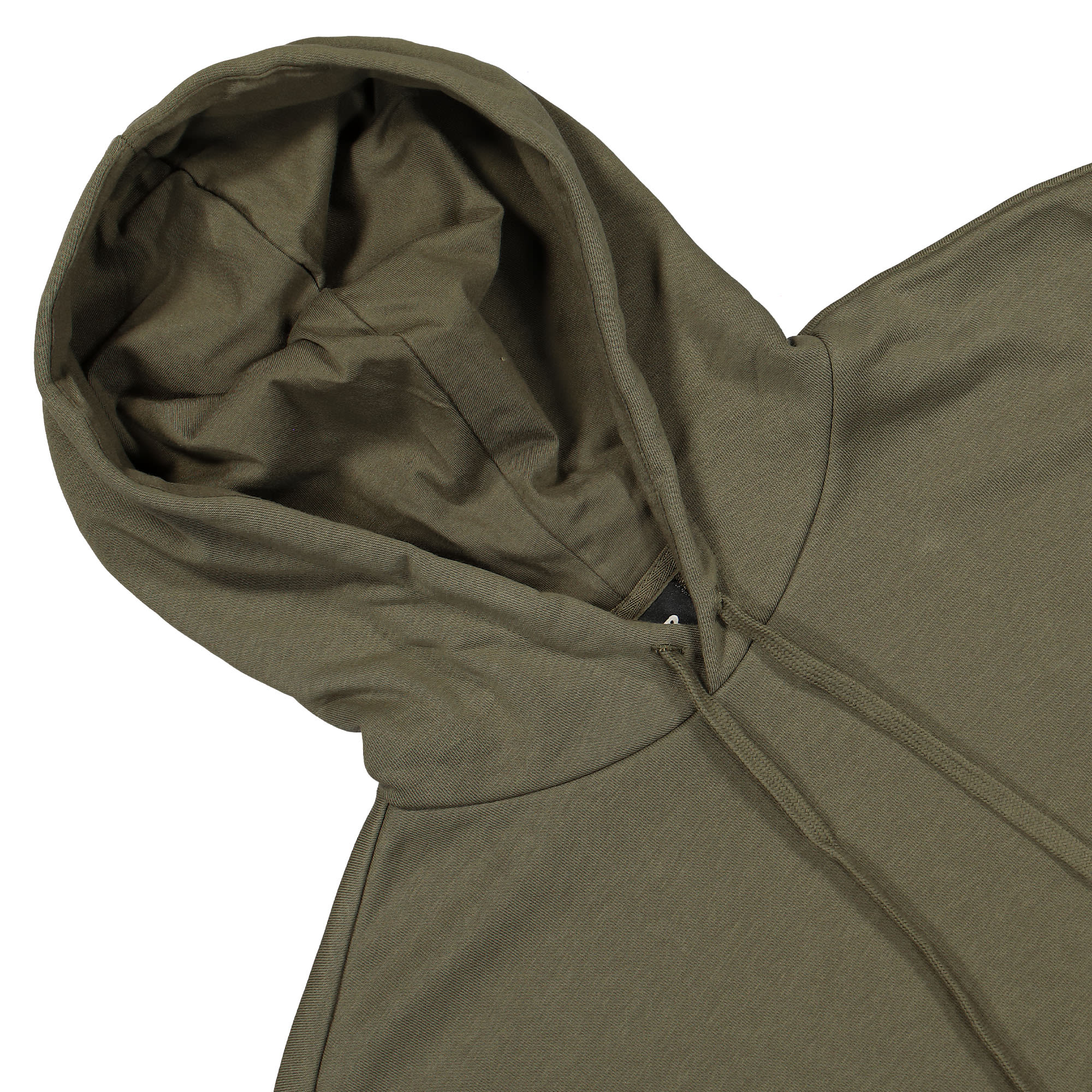 New Balance Hoops Fundamentals Hoodie Dark Moss Hoodies Close-up | Overkill