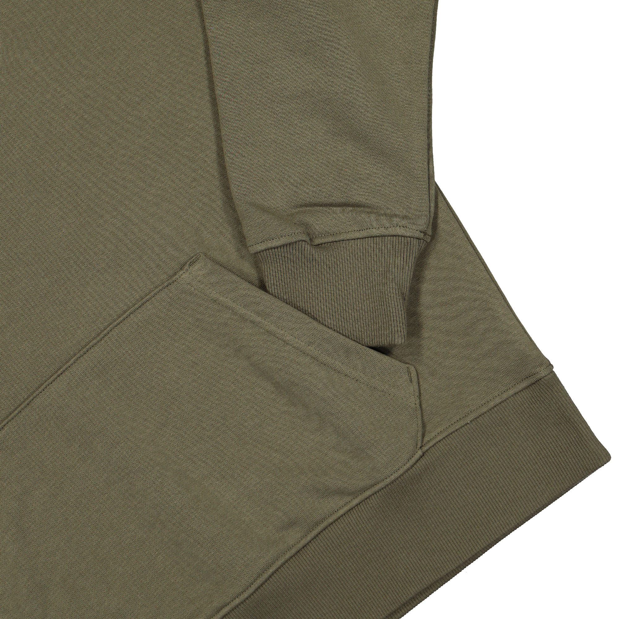 New Balance Hoops Fundamentals Hoodie Dark Moss Hoodies Detailfoto | Overkill