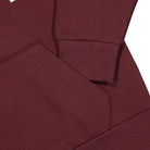 New Balance Hoops Classic Court Hoodie NB Burgundy Hoodies Detailfoto | Overkill