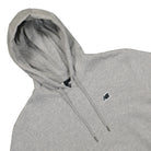 New Balance Small Logo Hoodie Athletic Grey Hoodies Close-up | Overkill