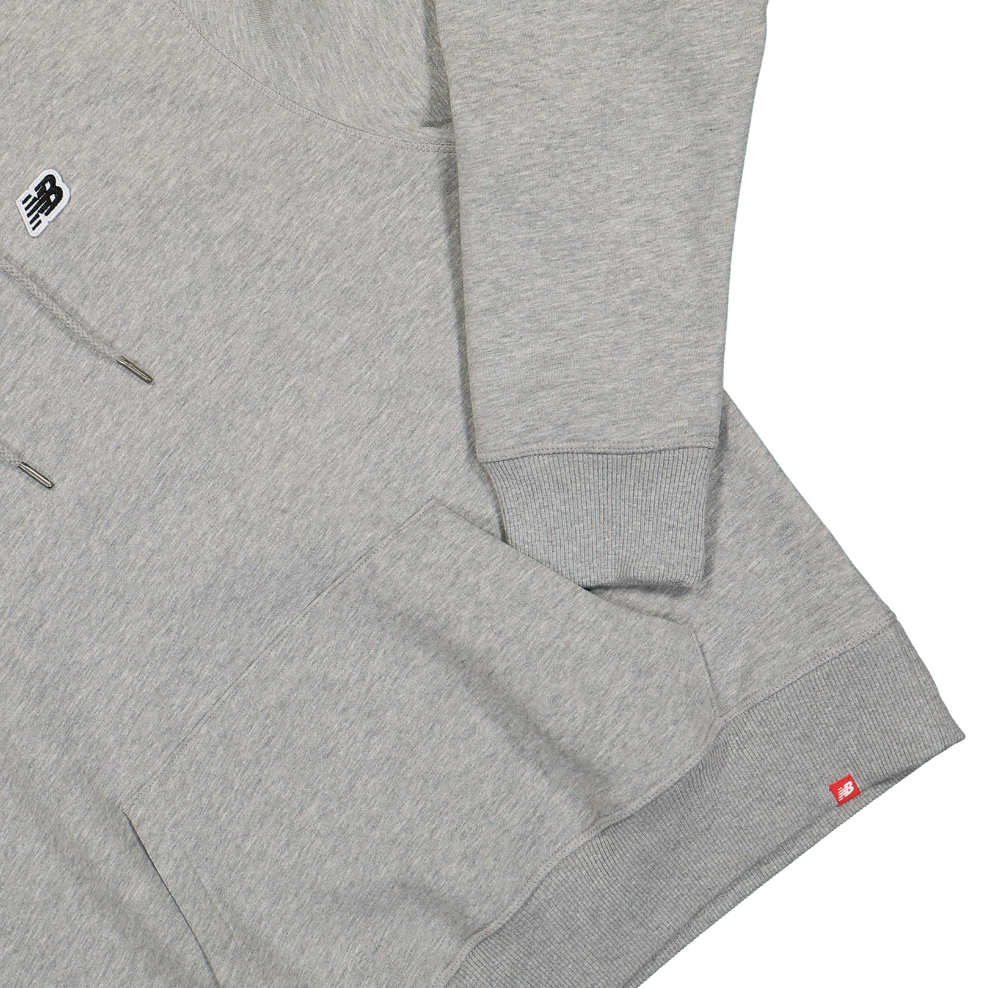 New Balance Small Logo Hoodie Athletic Grey Hoodies Detailfoto | Overkill