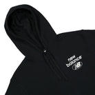 New Balance Essentials Reimagined Hoodie Black Hoodies Close-up | Overkill
