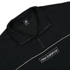 New Balance Essentials Winter 1/4 Zip Black Sweatshirts Close-up | Overkill