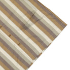 Fred Perry Ombre Stripe Revere Collar Shirt Dark Caramel Shirts Detailfoto | Overkill