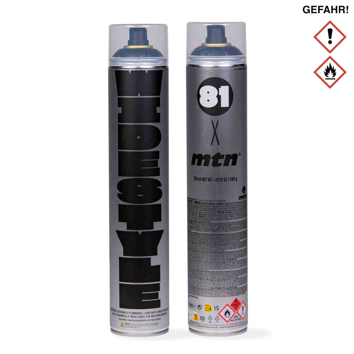 MTN 81 Cap x MTN Mad Maxxx Widestyle 750 ml Black Spraycan EX1034180 | Overkill
