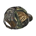Metalwood Studio Metal Logo 5-Panel Real Leaf Camo Caps MWS25-01-10-RLC Detail View 2 | Overkill

