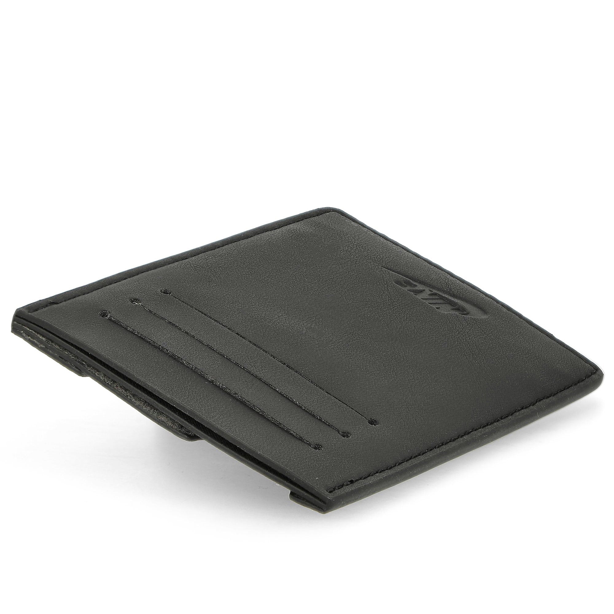 black leather nike wallet