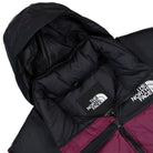 The North Face 1996 Retro Nuptse Jacket Boysenberry / TNF Black Puffer Jackets Close-up | Overkill
