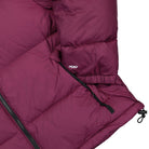 The North Face 1996 Retro Nuptse Jacket Boysenberry / TNF Black Puffer Jackets Detailfoto | Overkill