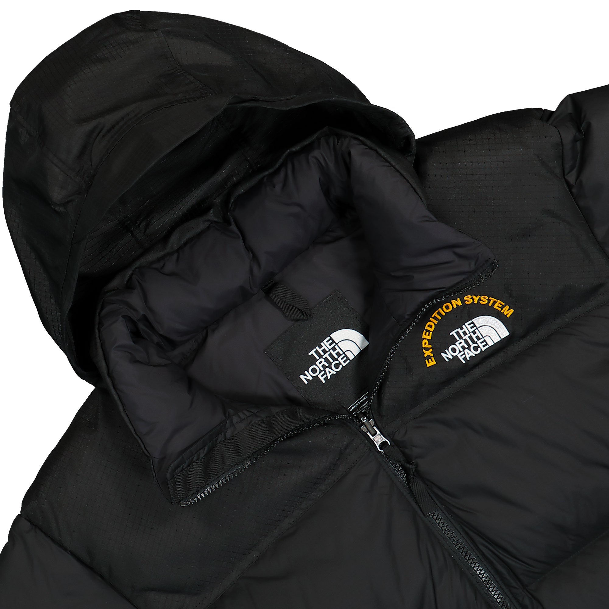 The North Face 1996 Retro Nuptse Jacket TNF Black / TNF Black Puffer Jackets Close-up | Overkill