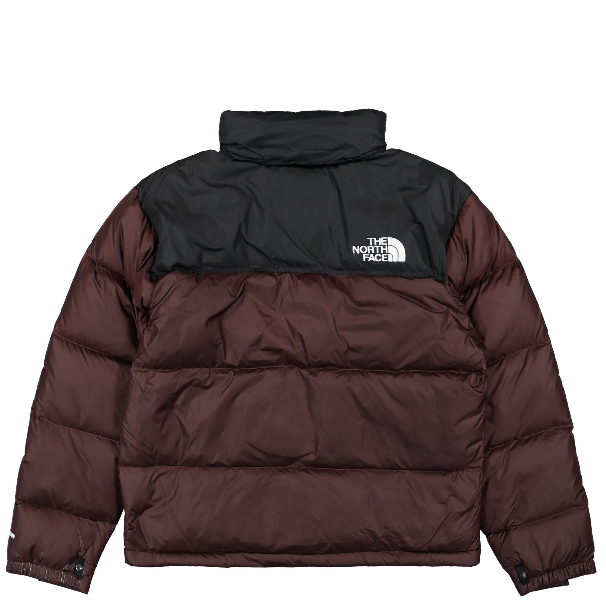 The North Face 1996 Retro Nuptse Jacket Coal Brown / TNF Black Puffer Jackets Material | Overkill
