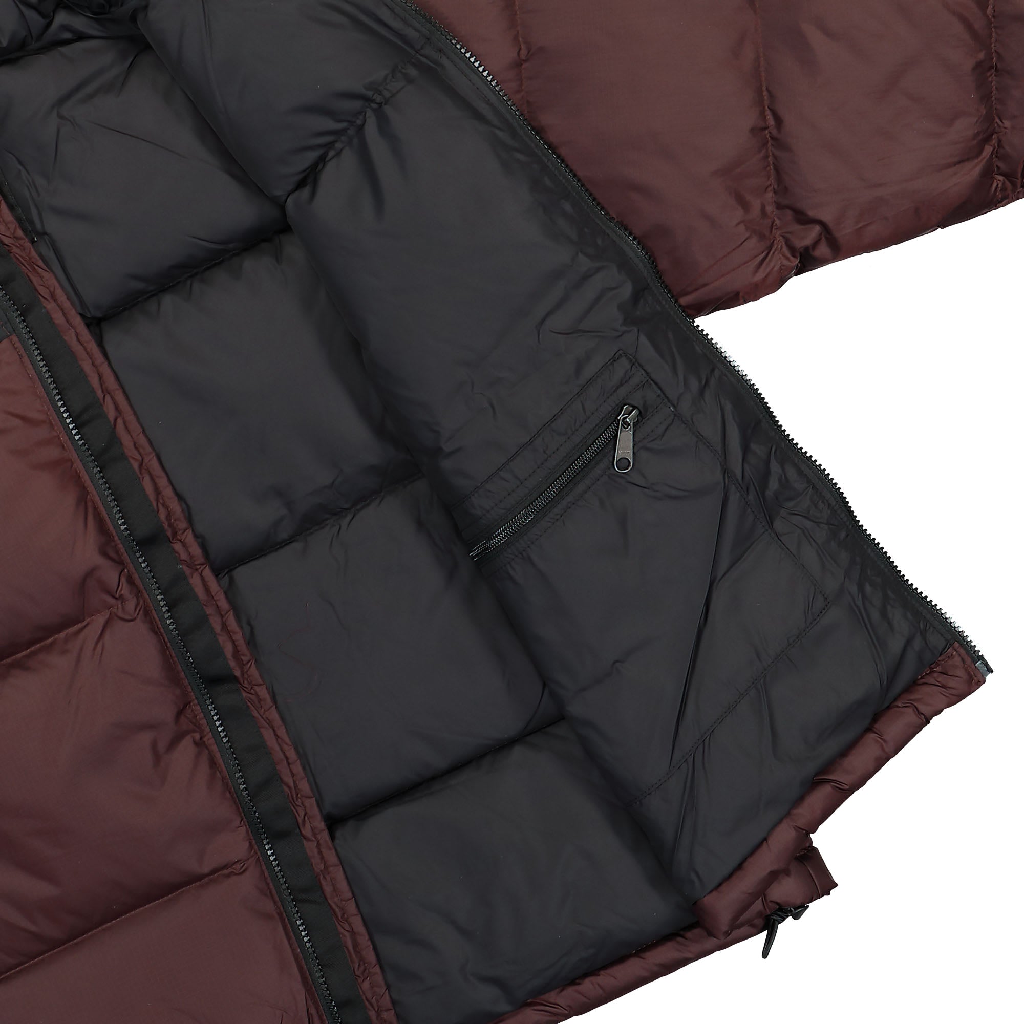 The North Face 1996 Retro Nuptse Jacket Coal Brown / TNF Black Puffer Jackets Detail view 1 | Overkill