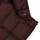 The North Face W 1996 Retro Nuptse Jacket Coal Brown / TNF Black Puffer Jackets Detailfoto | Overkill