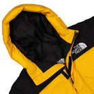 The North Face Himalayan Down Parka Summit Gold / TNF Black Puffer Jackets Close-up | Overkill