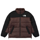 The North Face Himalayan Insulated Jacket Coal Brown - TNF Black Puffer Jackets NF0A4QYZLOS | Overkill