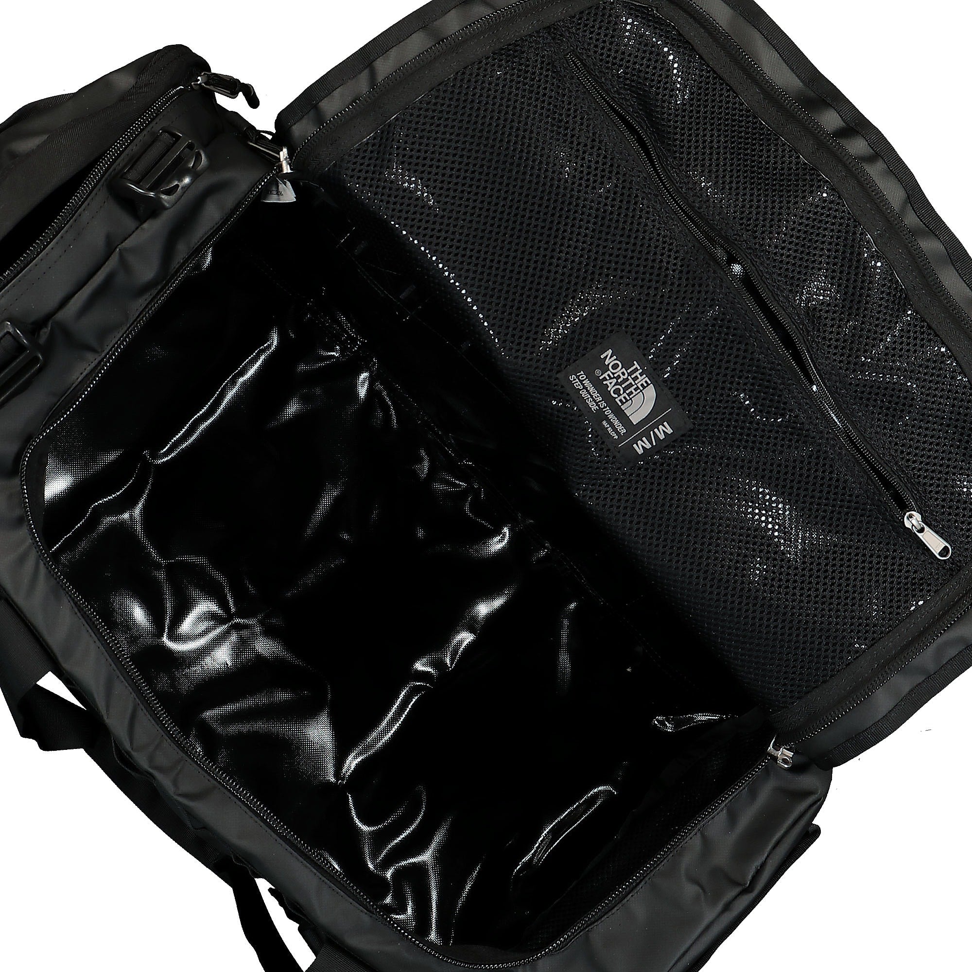 The North Face Base Camp Duffel Bag - M TNF Black / TNF White Duffle Bags Detail view 3 | Overkill