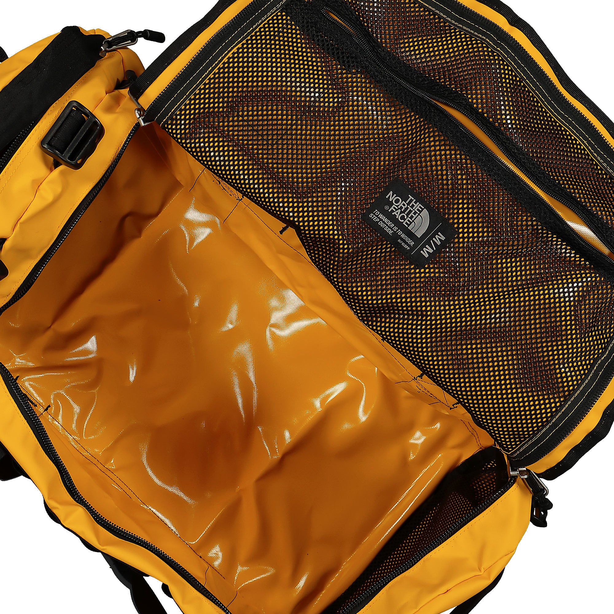 The North Face Base Camp Duffel Bag - M Summit Gold / TNF Black Duffle Bags Detail view 3 | Overkill