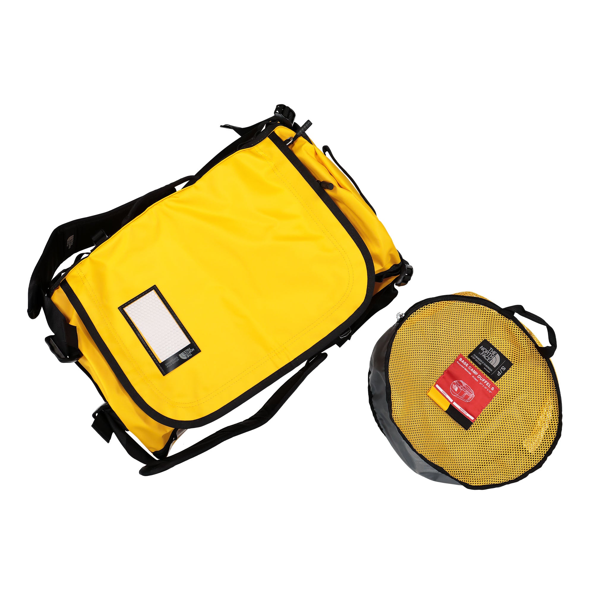 The North Face Base Camp Duffel Bag - S Summit Gold / TNF Black Duffle Bags Detail view 2 | Overkill