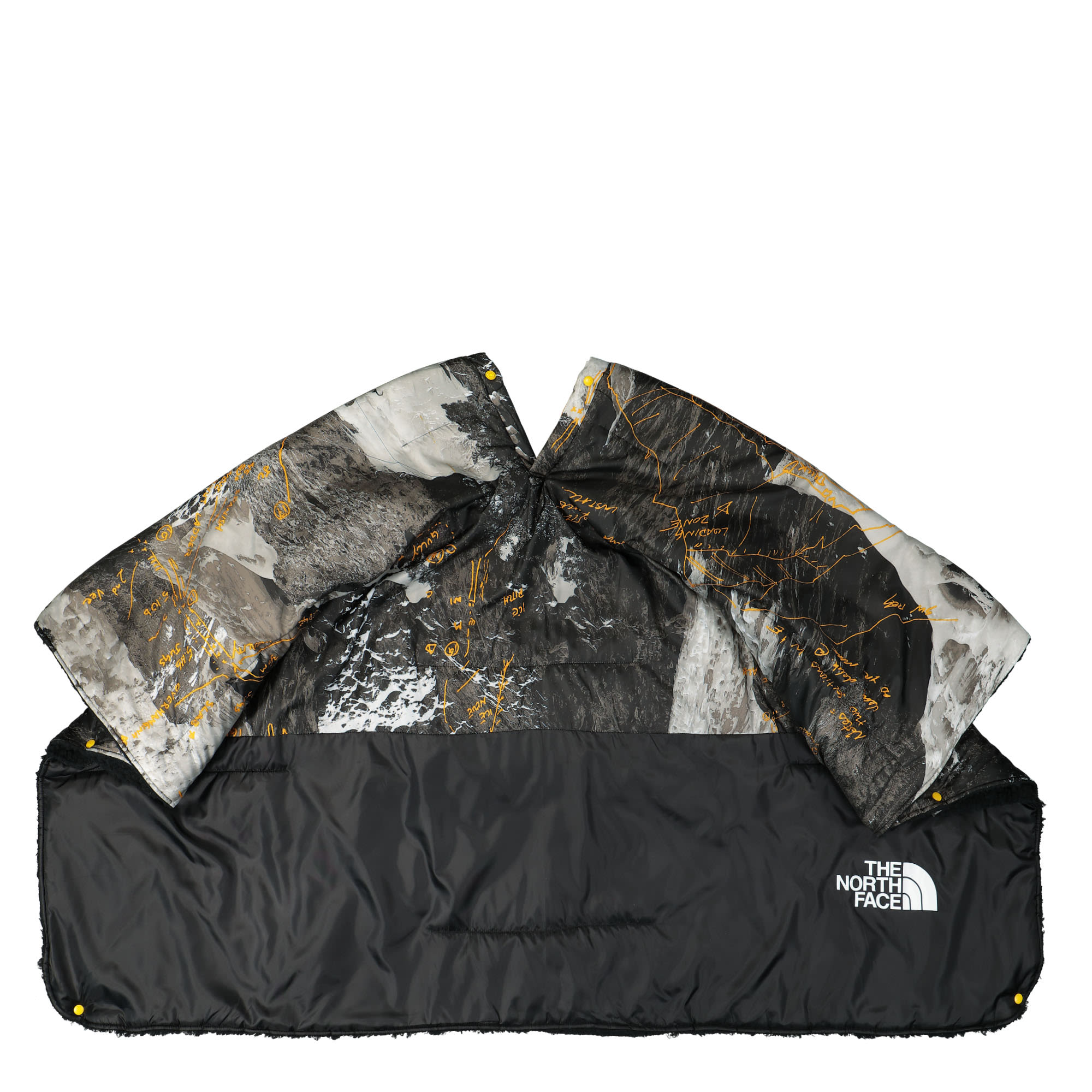 The North Face Wawona Fuzzy Blanket Falcon Brown Conrads Notes Print Blankets  Material | Overkill
