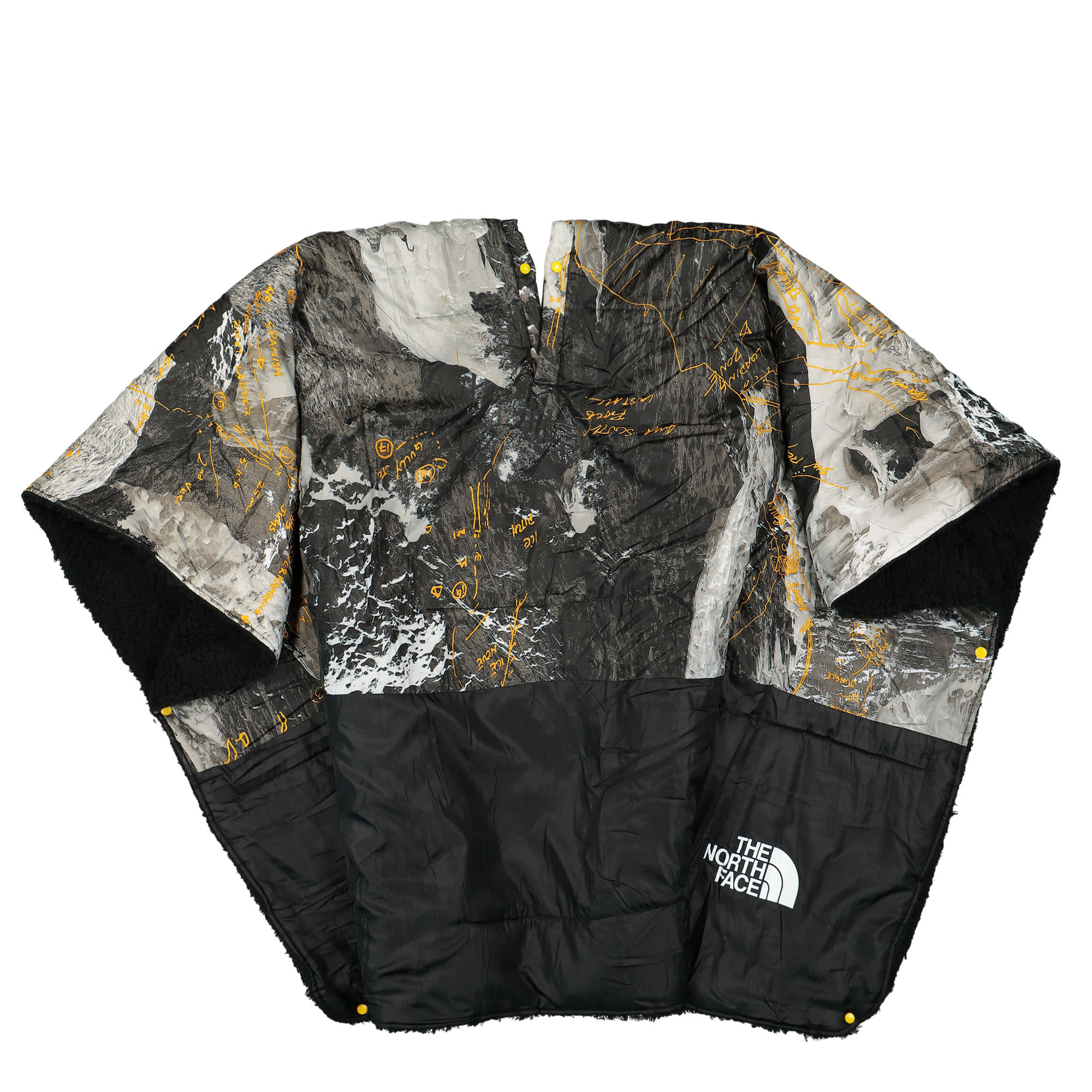 The North Face Wawona Fuzzy Blanket Falcon Brown Conrads Notes Print Blankets Detail view 1 | Overkill
