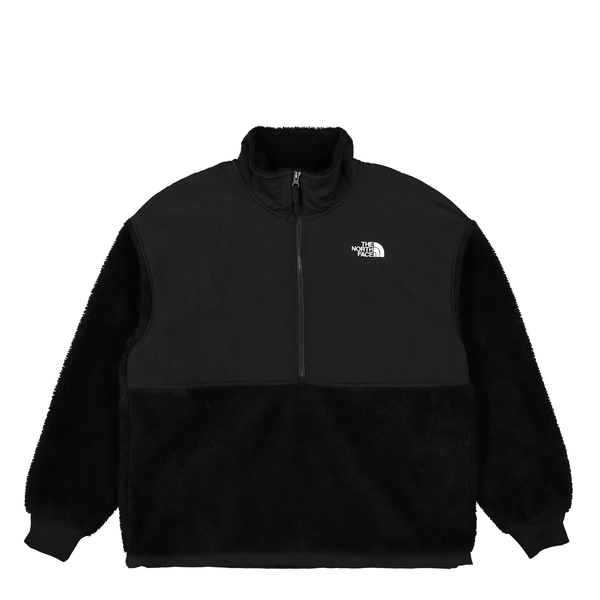 The North Face Platte High Pile Fleece 1/4 Zip TNF Black Sweatshirts NF0A5GFJJK3 | Overkill