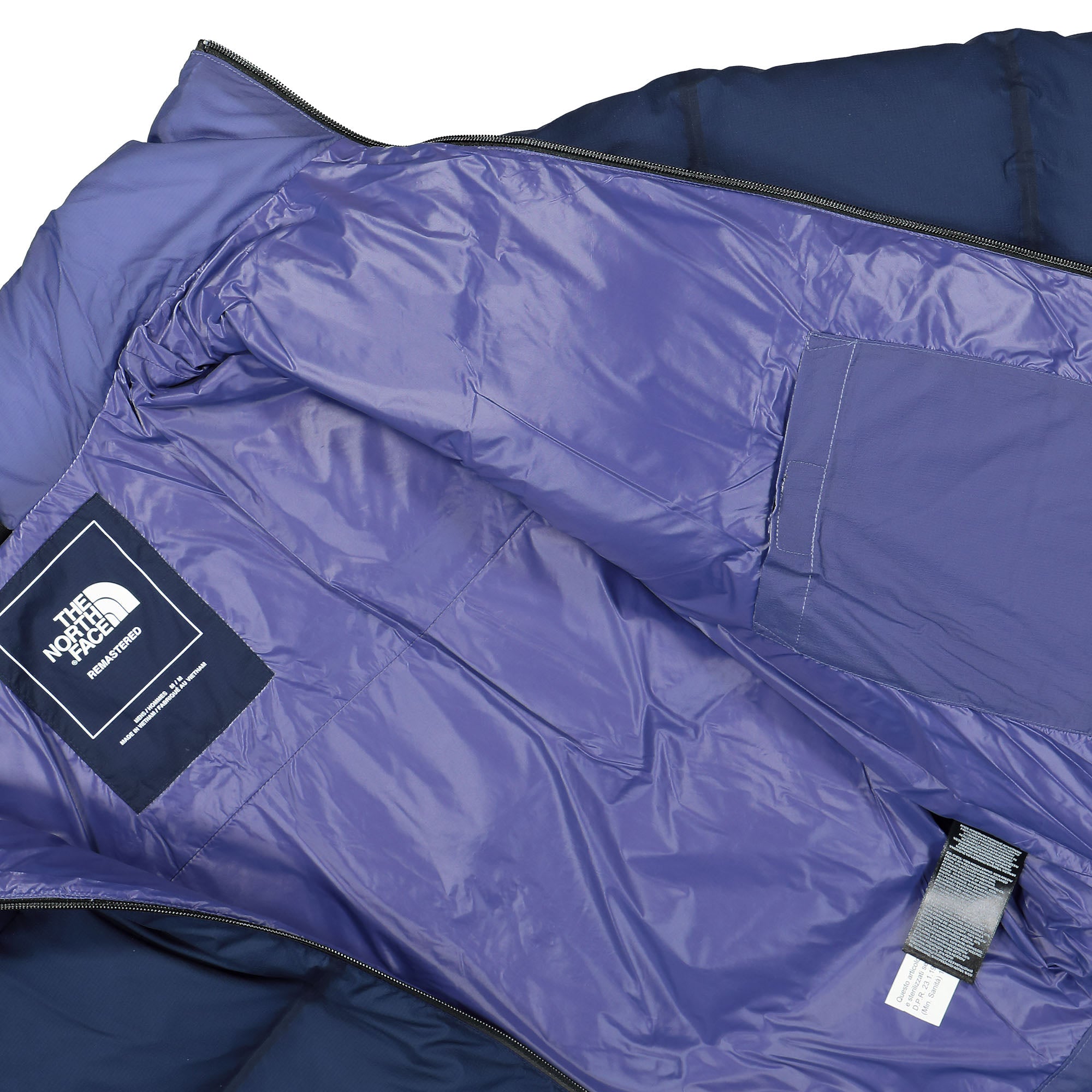 The North Face Rmst Nuptse Jacket Summit Navy / Silver Reflective Jackets Detail view 1 | Overkill