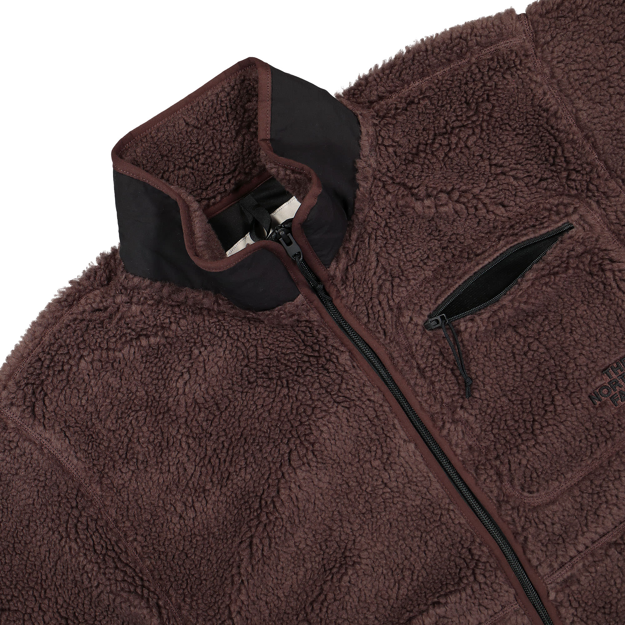 The North Face Extreme Pile Fleece Jacket Coal Brown Fleece Jackets Detail view 1 | Overkill