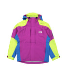 The North Face M 3L Dryvent Carduelis Jacket Purple Cactus Flower - LED Yellow - Super Sonic Blue Windbreaker NF0A7Z9BIDR | Overkill
