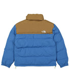 The North Face M 92 LFHT Nuptse Jacket Super Sonic Blue / Utility Brown Puffer Jackets Material | Overkill