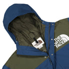 The North Face M 86 Low-Fi Hi-Tek Mountain Jacket Shady Blue / New Taupe Green Jackets Close-up | Overkill