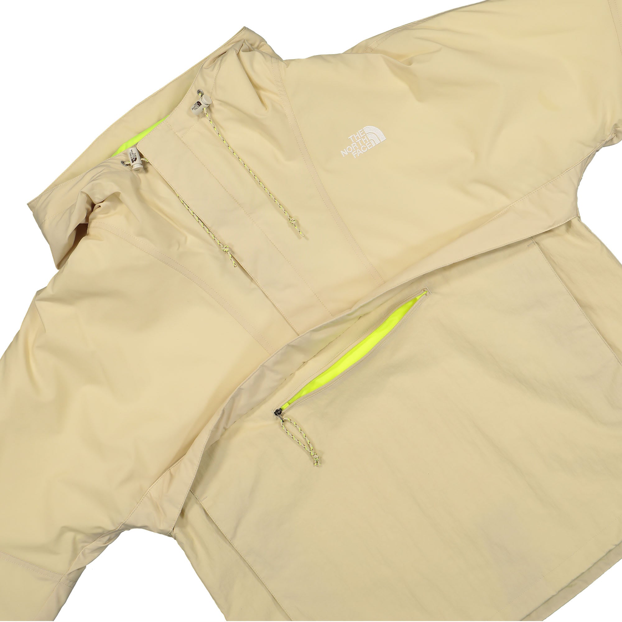 The North Face 78 LOW-FI HI-TEK Windjammer Jacket Gravel Puffer Jackets Detail view 1 | Overkill