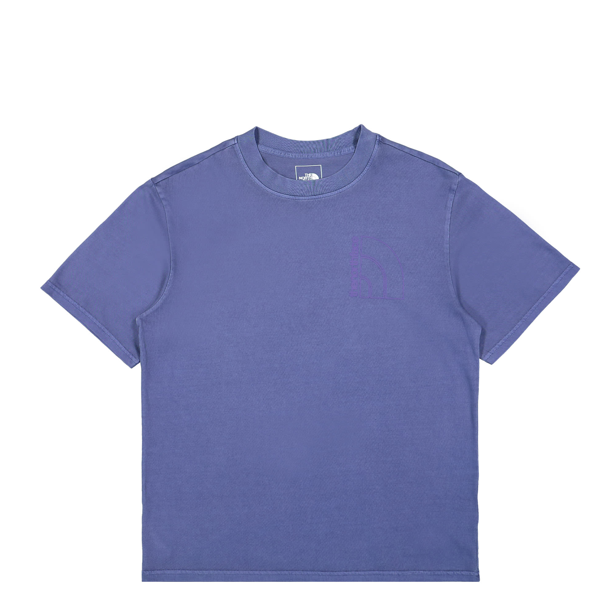 The North Face S/S Garment Dye Tee Cave Blue - Cave Blue T-Shirts NF0A812KLN0 | Overkill