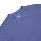 The North Face S/S Garment Dye Tee Cave Blue - Cave Blue T-Shirts Close-up | Overkill