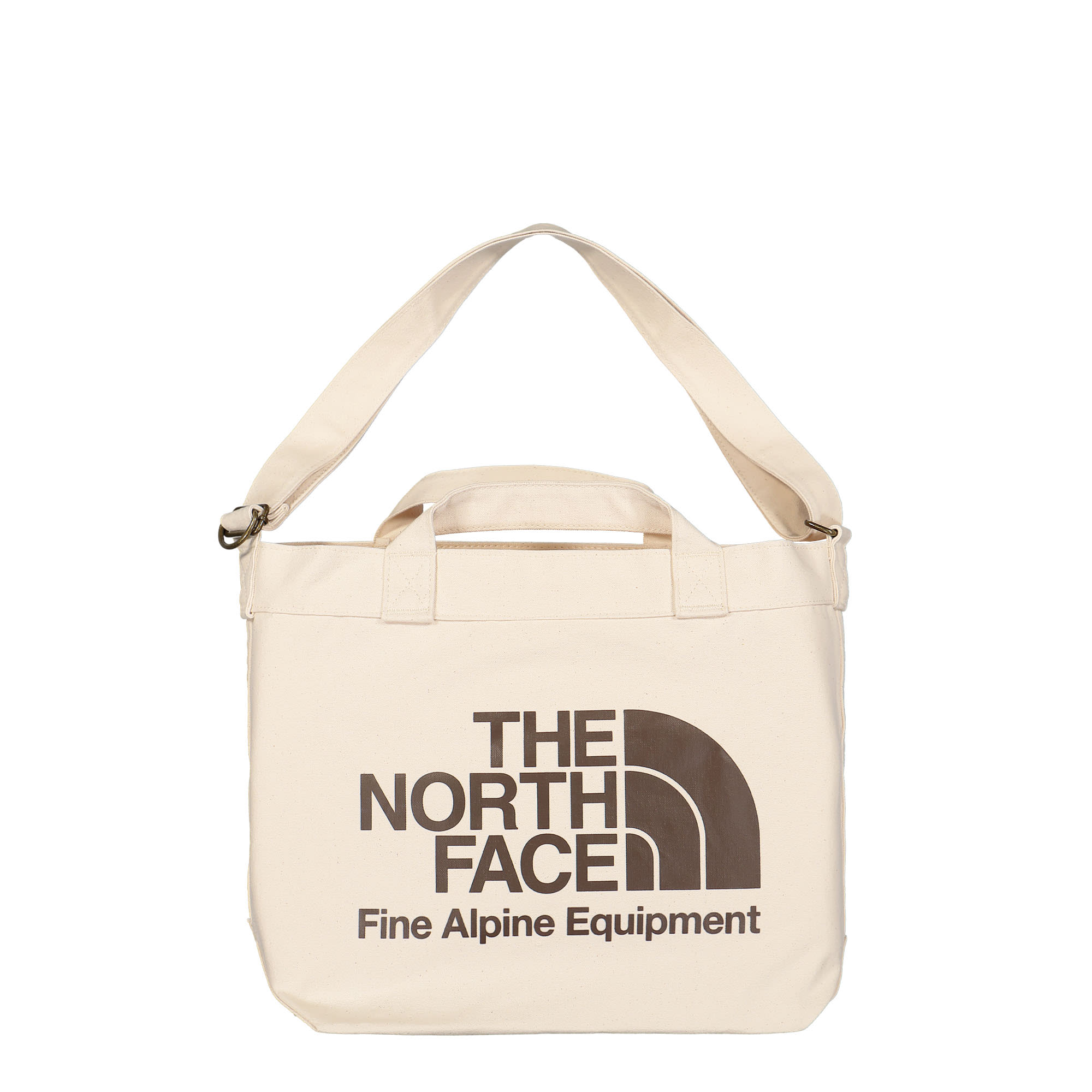 The North Face Adjust Cotton Tote Bag White Tote Bags & Shoppers NF0A81BRR17 | Overkill