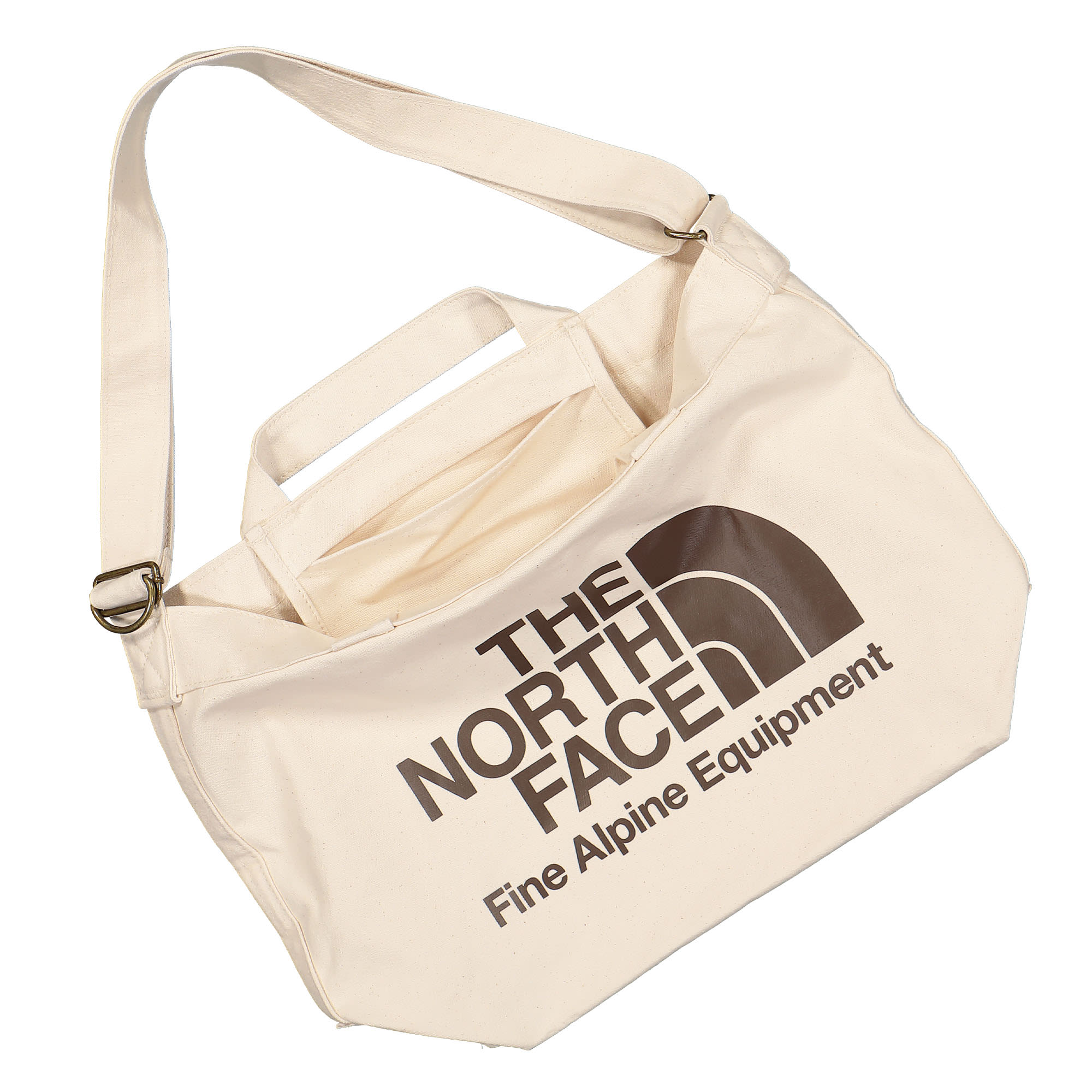 The North Face Adjust Cotton Tote Bag White Tote Bags & Shoppers Close-up | Overkill