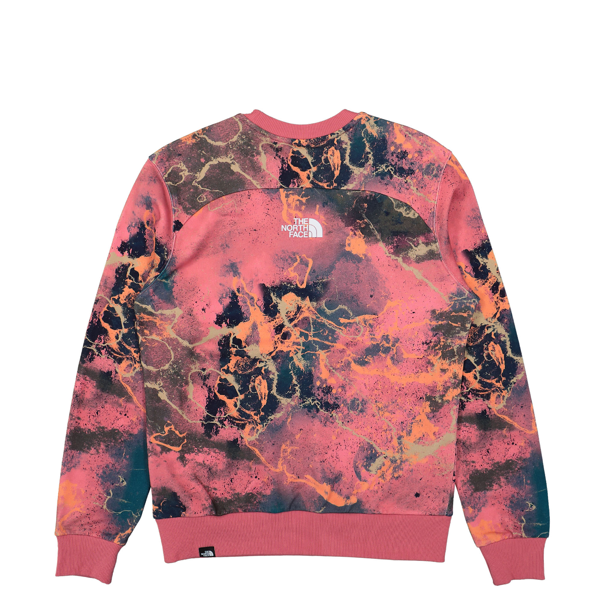 The North Face Summer Logo Crew Cosmo Pink / Distort Print Sweatshirts Material | Overkill
