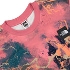 The North Face Summer Logo Crew Cosmo Pink / Distort Print Sweatshirts Close-up | Overkill