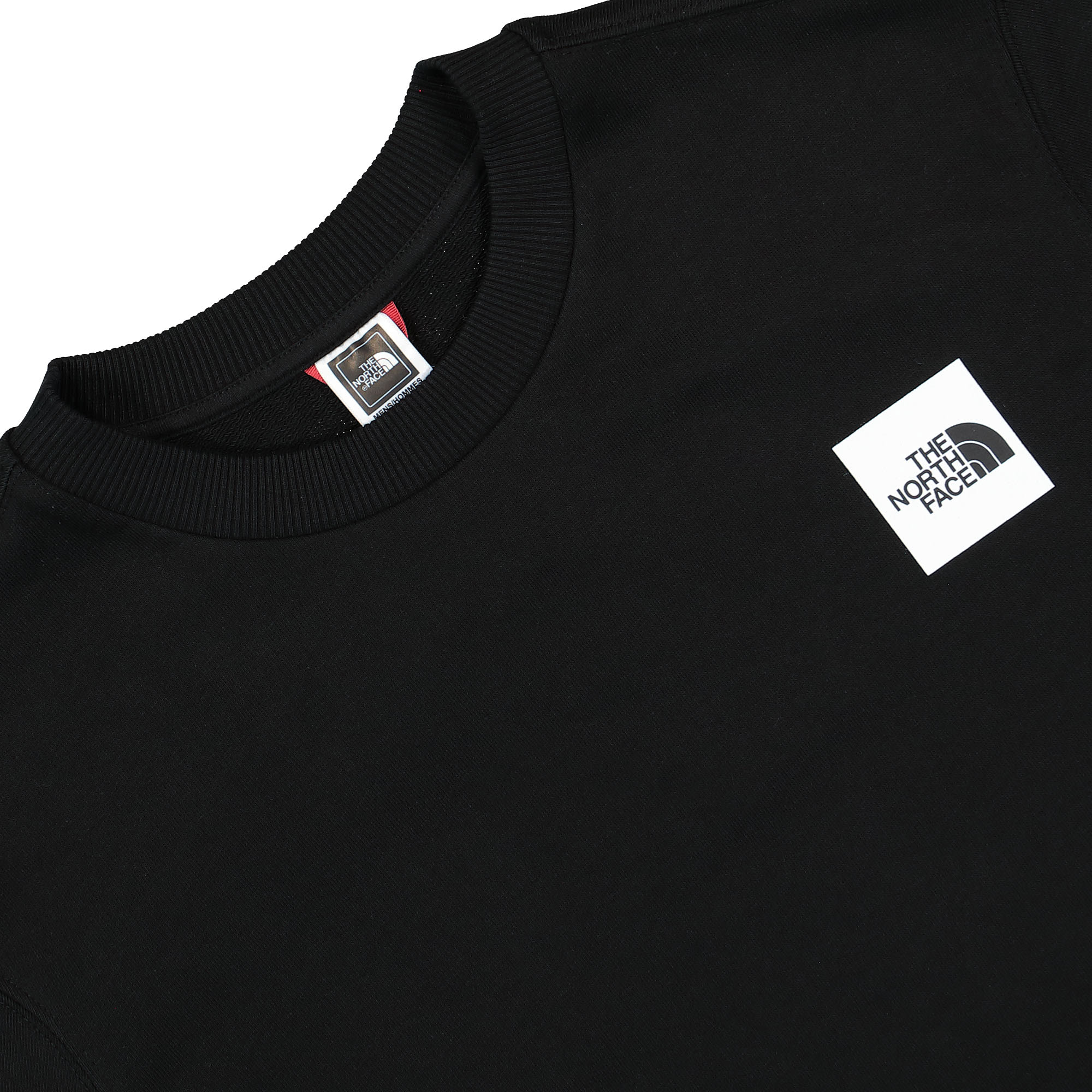 The North Face Summer Logo Crew TNF Black Sweatshirts Close-up | Overkill