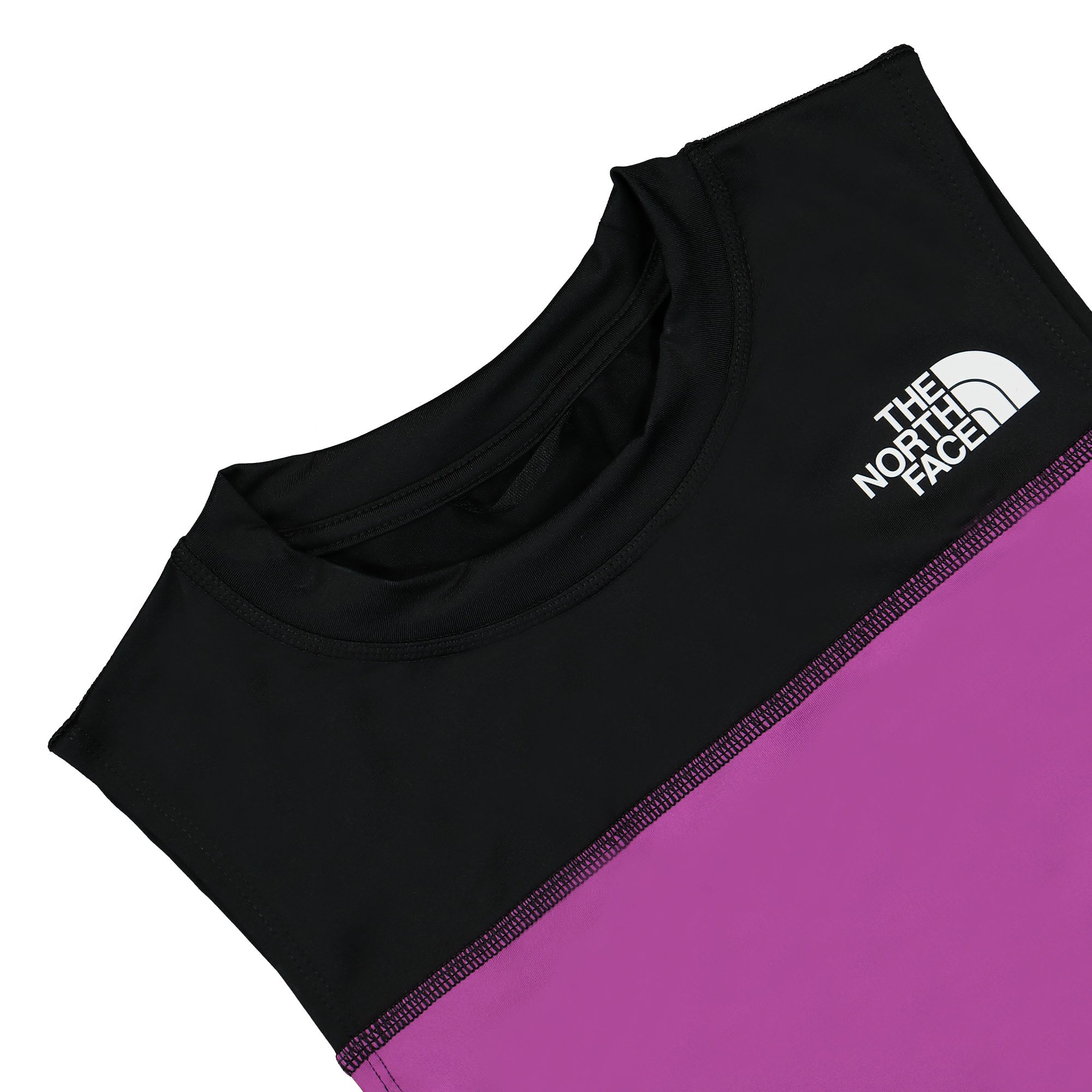 The North Face W Poly Knit Tank Purple / TNF Black Tops Close-up | Overkill