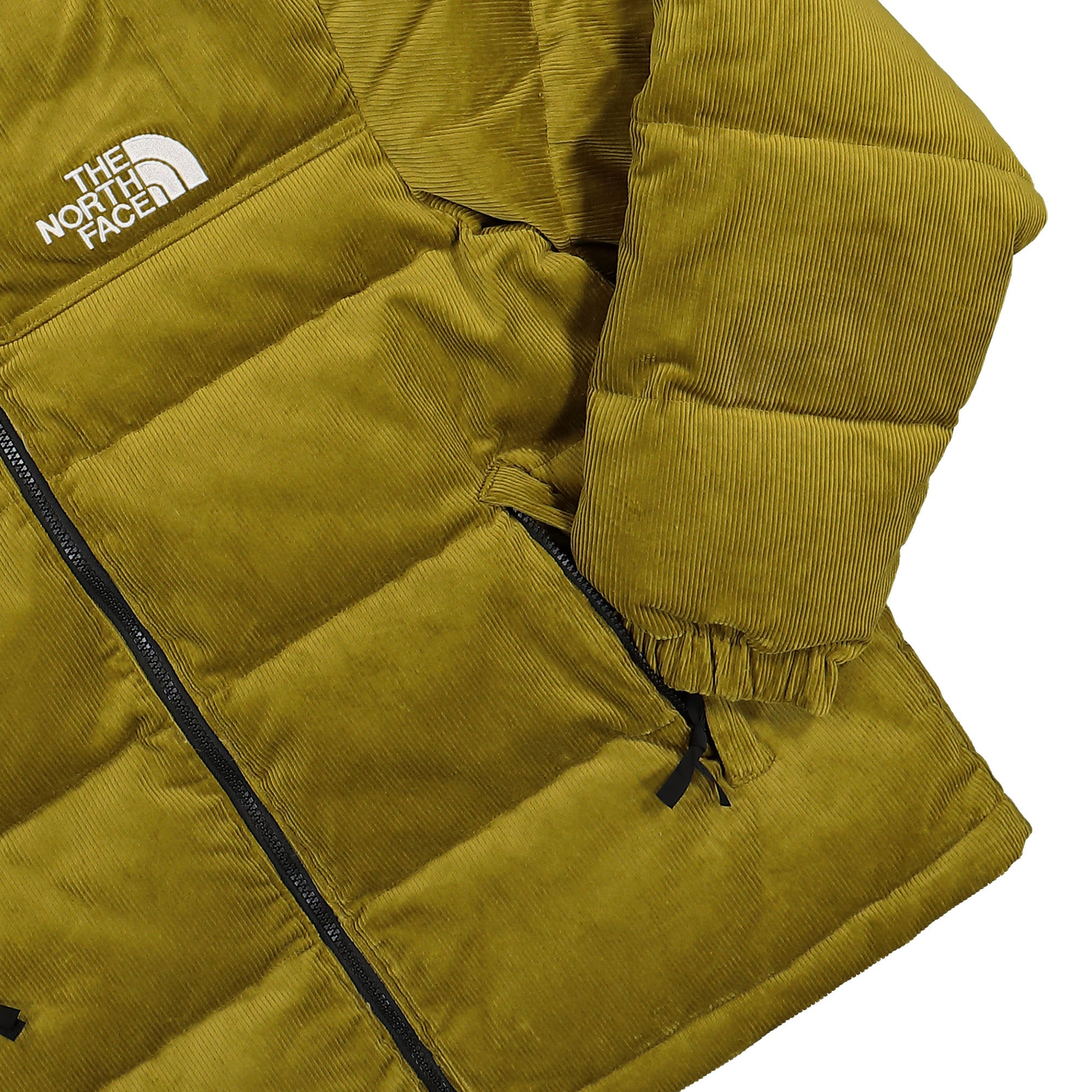 The North Face 1992 Reversible Nuptse Jacket Sulphur Moss / Coal Brown Puffer Jackets Detail view 3 | Overkill