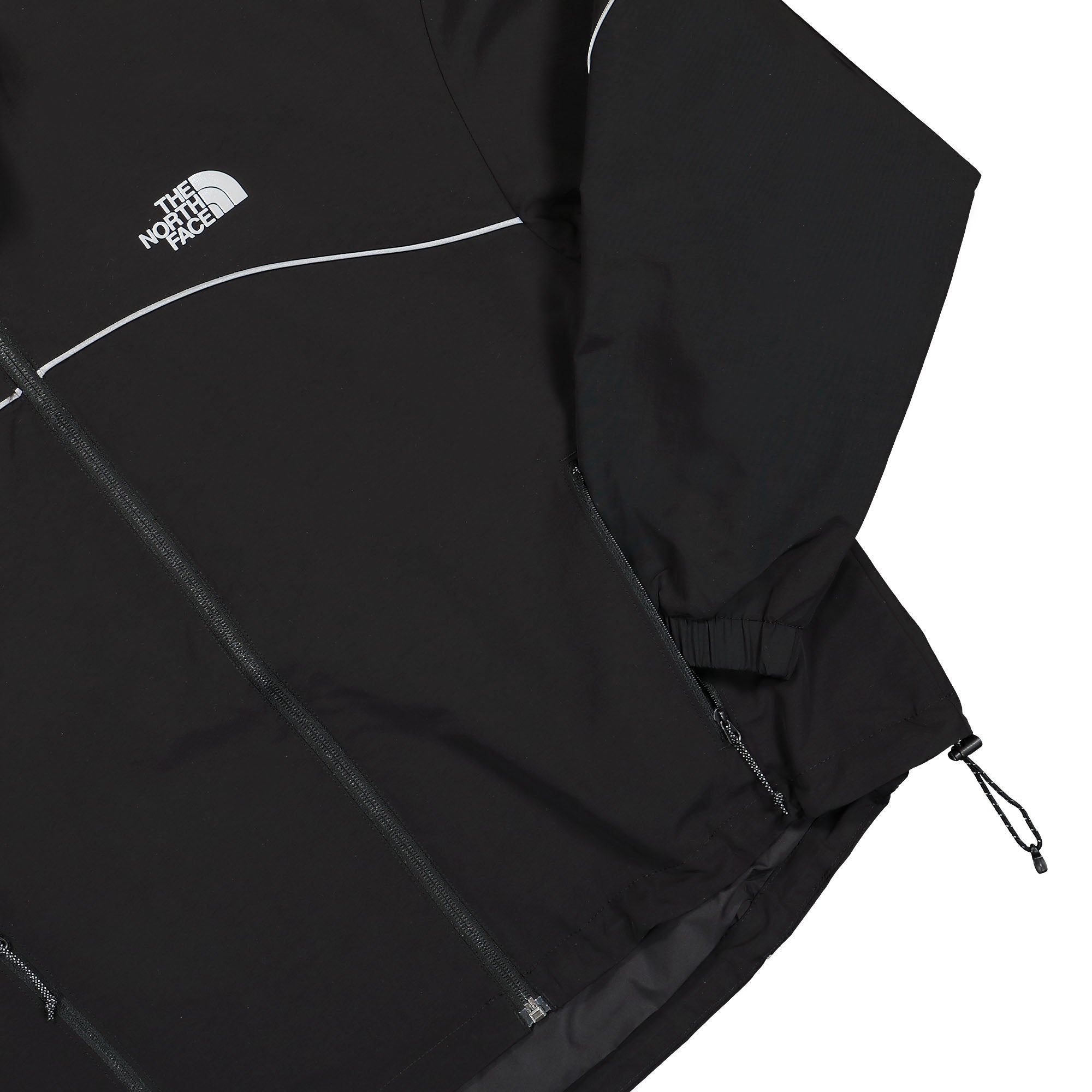 The North Face W Tek Piping Wind Jacket TNF Black Jackets Detailfoto | Overkill