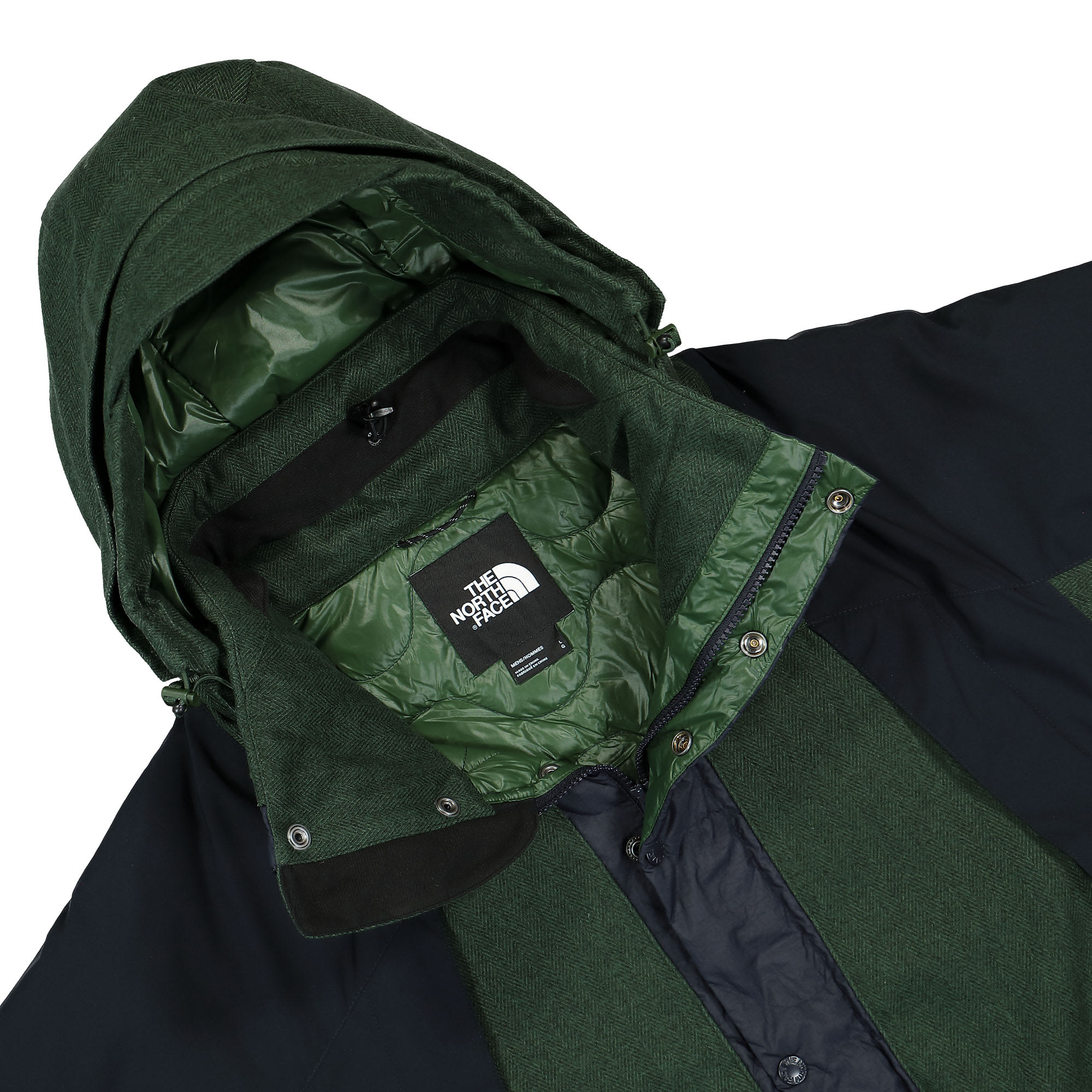 The North Face Fabric Mix Down Jacket - AP Pine Needle Jackets Close-up | Overkill