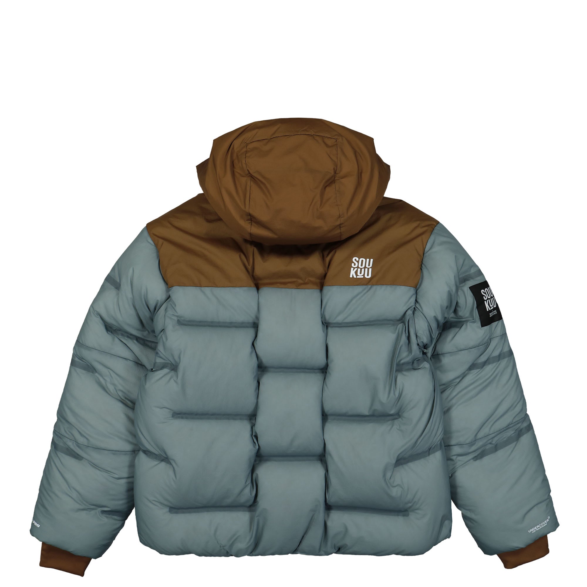 The North Face Undercover x The North Face Cloud Down Nuptse Jacket Sepia Brown / Concrete Grey Jackets Material | Overkill