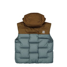 The North Face Undercover x The North Face Cloud Down Nuptse Jacket Sepia Brown / Concrete Grey Jackets Detail view 4 | Overkill
