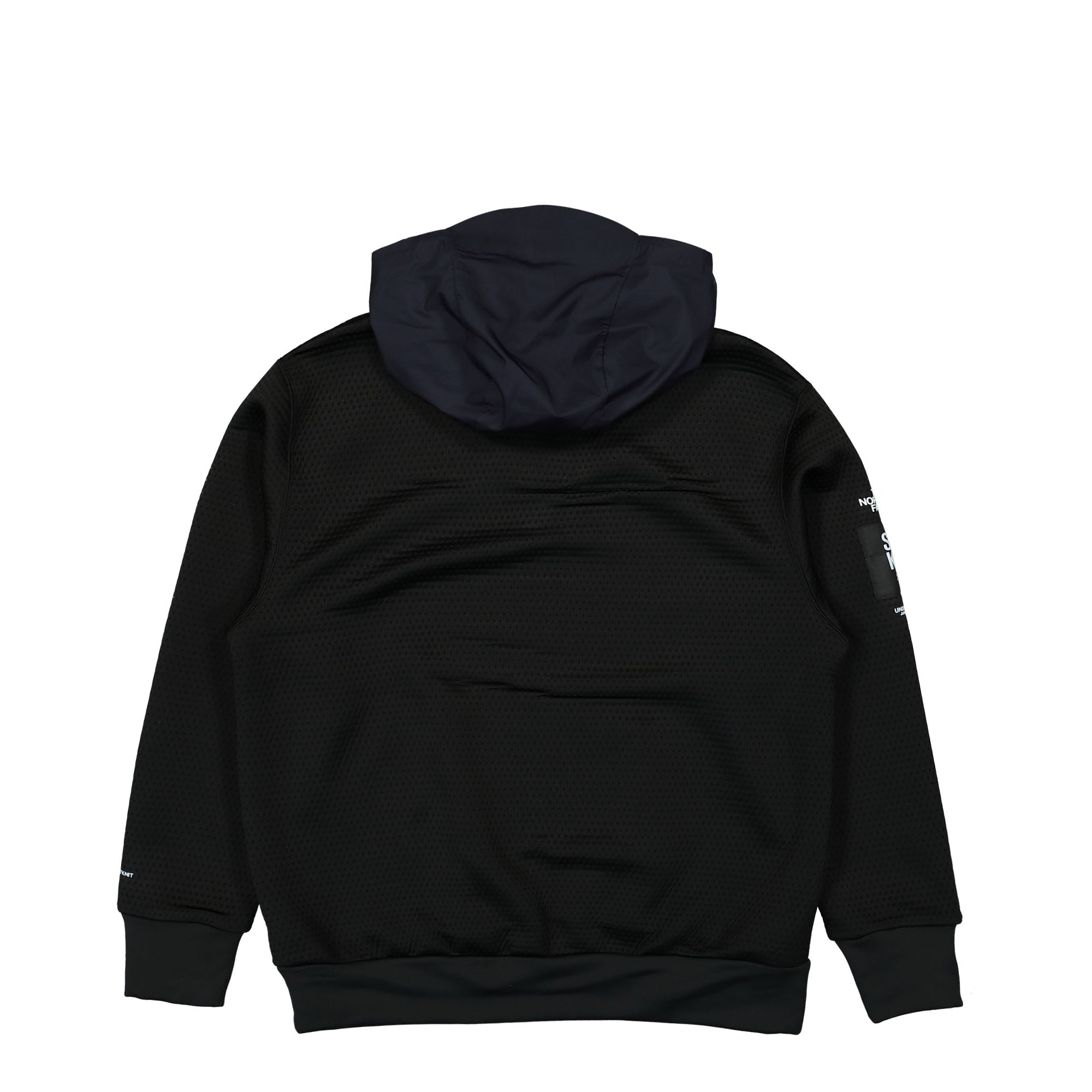The North Face Undercover x The North Face DotKnit Double Hoodie TNF Black / Aviator Navy Hoodies Material | Overkill
