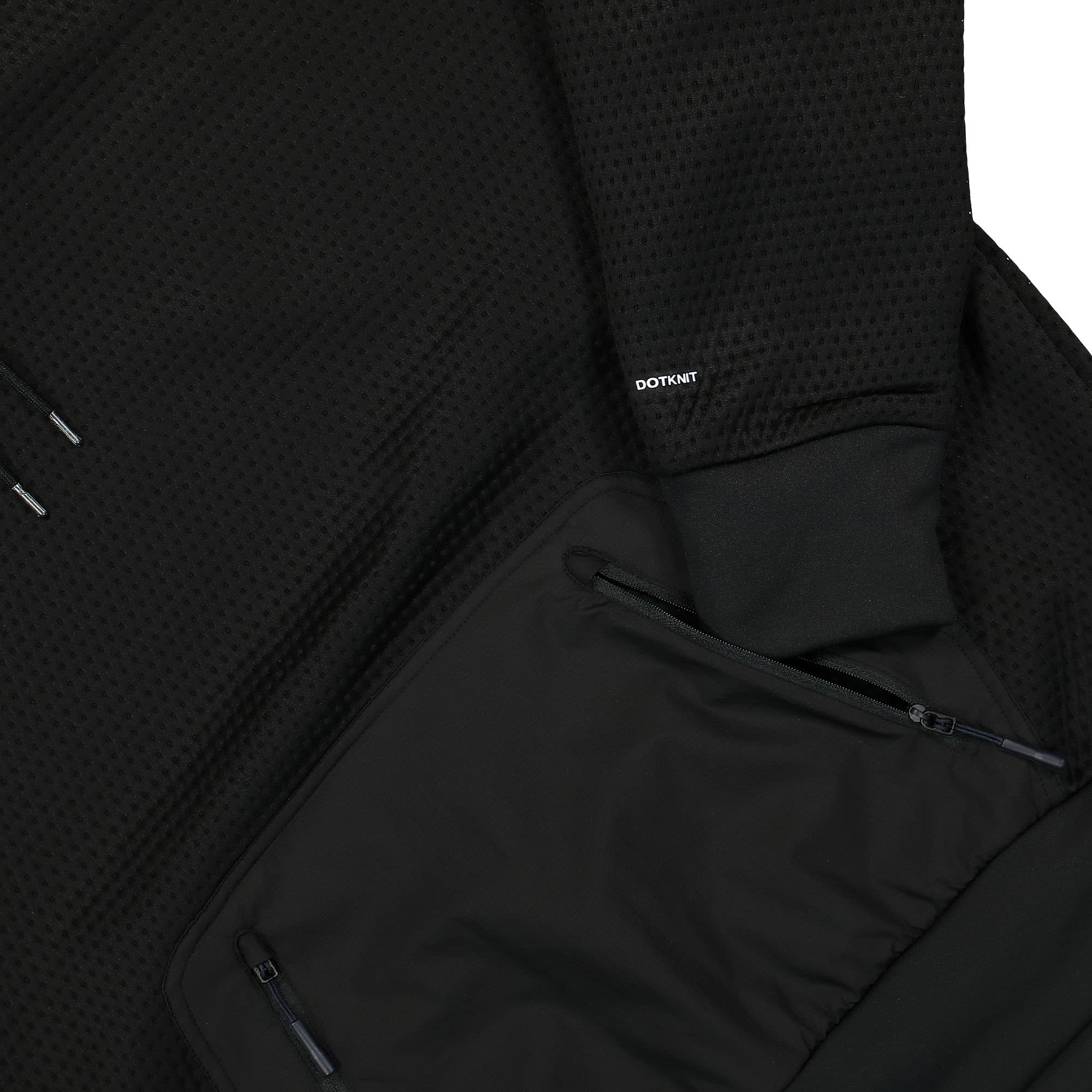 The North Face Undercover x The North Face DotKnit Double Hoodie TNF Black / Aviator Navy Hoodies Detailfoto | Overkill